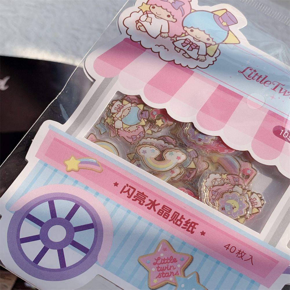 Set 40 Miếng Dán Áp Phích Đa Năng Trang Trí Sổ Tay / Xe Hơi / Guitar / Nhật Ký