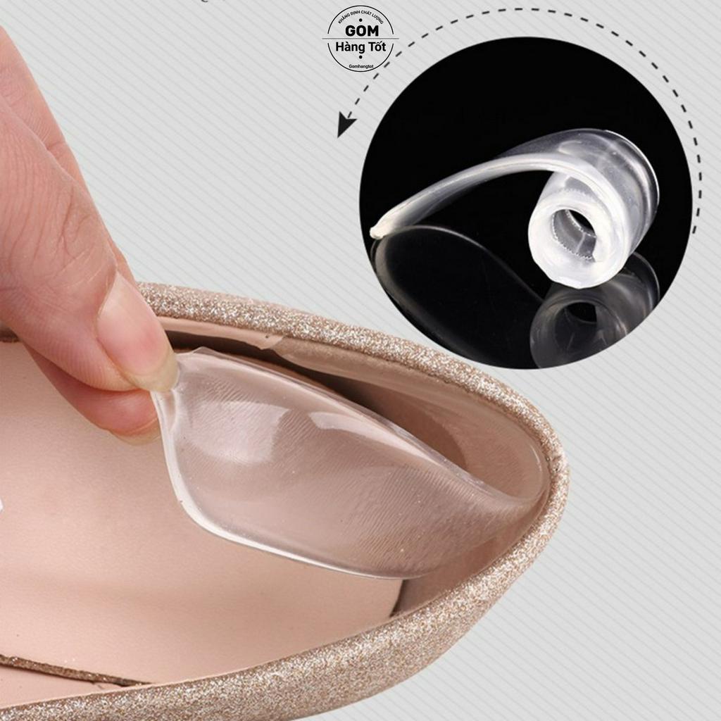 Miếng lót giày sillicon chống đau gót chân, miếng dán gót giày chống tuột gót chân khi đi giày cao gót-DEMSILI-HAN-9001