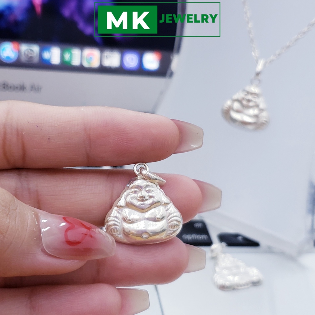 Mặt dây chuyền phật di lạc chuẩn bạc cao cáp 925 size vừa dành cho bé và cả người lớn ( ảnh thật ) - MK Jewelry
