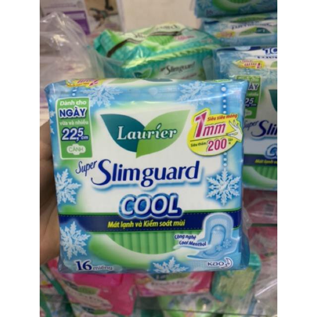 [ Combo] 4 gói Laurier Slimguard GOOL băng vệ sinh cao cấp gói 16 m