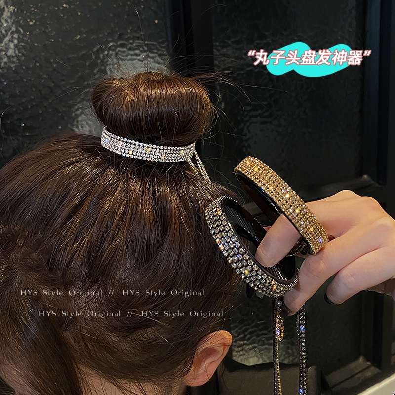 Phụ Kiện Kẹp Tóc Đính Quả Bông Và Dây Tua Rua Xinh Xắn Cho Nữ