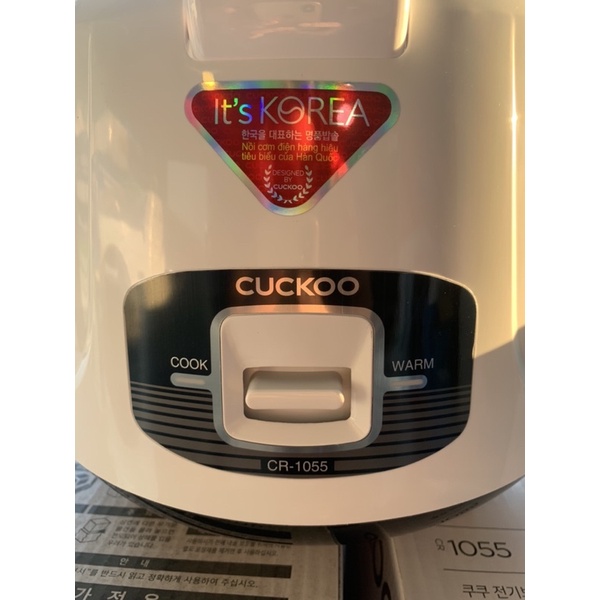 Nồi cơm điện CUCKOO_1,8l 1055 Nồi cơm nắp gài Cuckoo CR-1055/WHBKVNCV