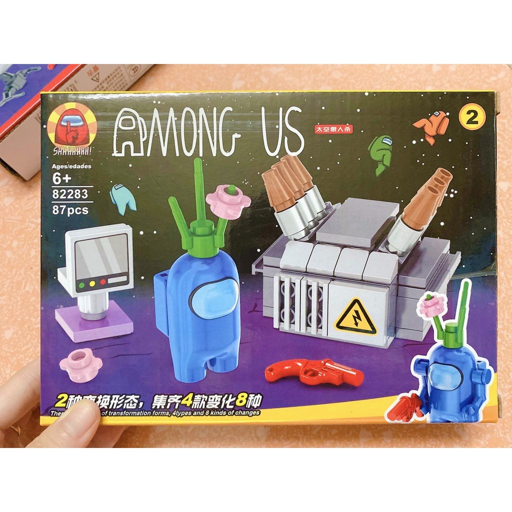 Lego Among Us bộ từ 82 miếng ghép đến 88 miếng ghép