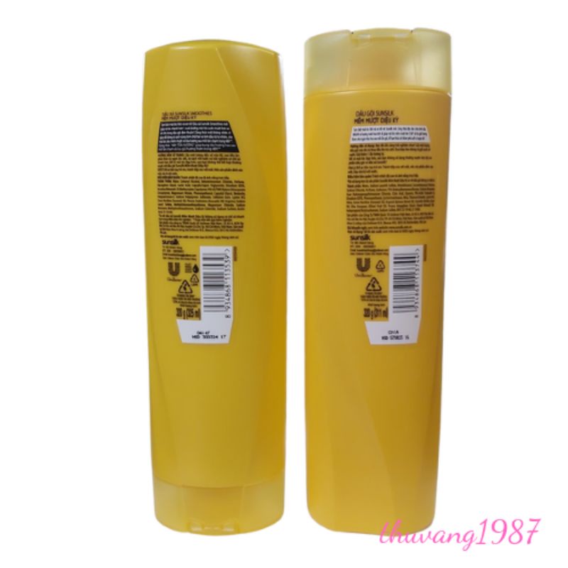 Dầu gội - xả Sunsilk 320g mềm mượt diệu kì