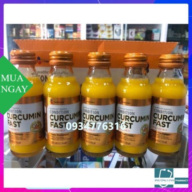Hộp 10 chai NƯỚC UỐNG KHỎE DẠ DÀY CURCUMIN FAST