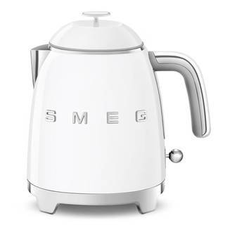 Ấm siêu tốc smeg mini klf05whuk 0,8 lít, màu trắng