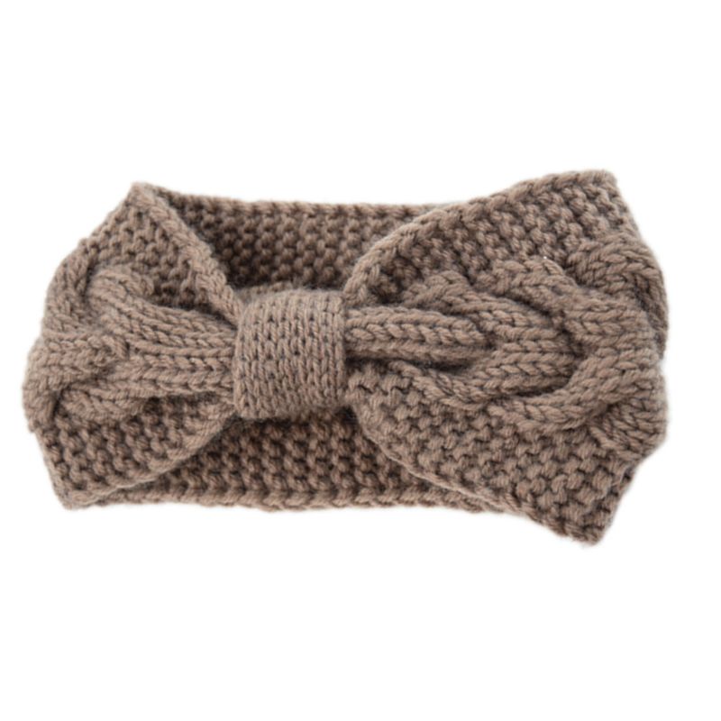 Băng Đô Len Thắt Nơ Xinh Xắn Cho Nữ