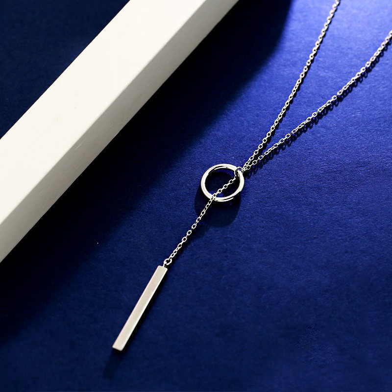 Mặt Dây Chuyền Vòng Cổ Dài Phần Thiết Kế đơn Giản Mẫu Nữ
