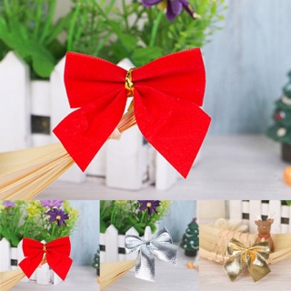 Combo 12 nơ trang trí giáng sinh (3 màu)