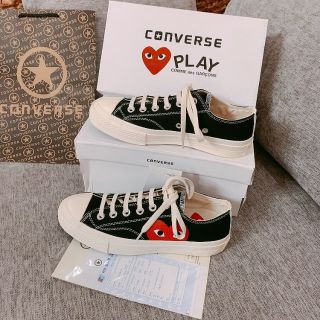 (Có sẵnB) Giày thể hao basic convers tim đỏ fullbox phụ kiện cao cấp