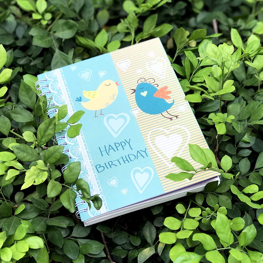 Sổ Lò Xo Notebook PCS-06 - Happy Birthday - Minh Long