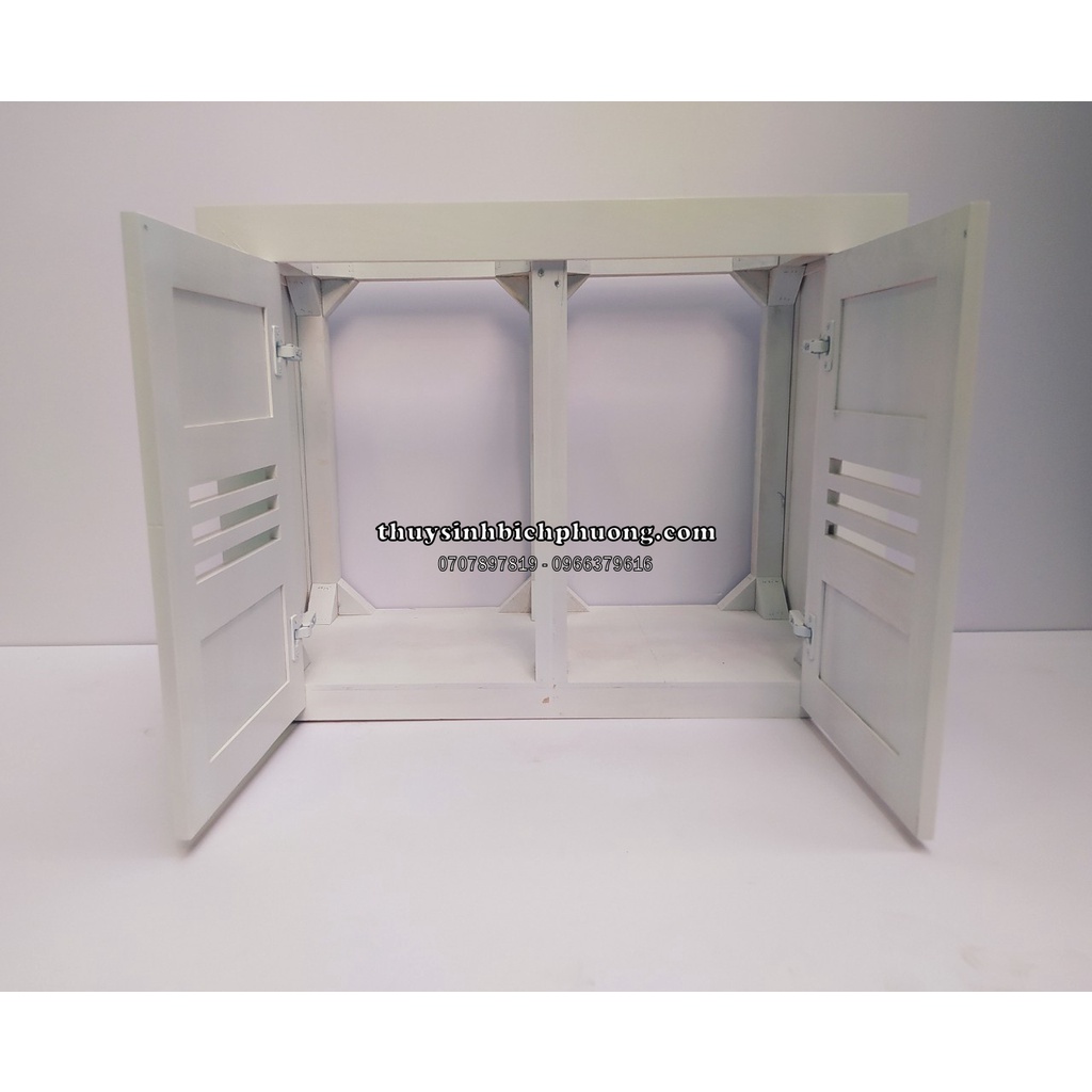 TỦ GỖ SỒI TỰ NHIÊN MÀU TRẮNG - CHÂN TỦ CAO CẤP CHUYÊN DÙNG NÂNG KÊ HỒ CÁ THỦY SINH
