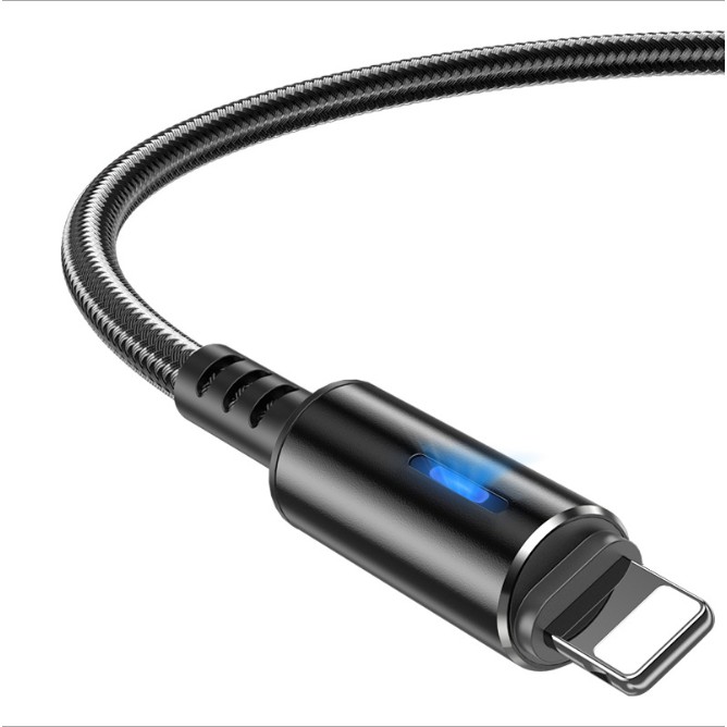 Dây sạc Iphone Cáp sạc Dây dù Đèn báo Cổng Sạc nhanh Bền Chắc chắn
