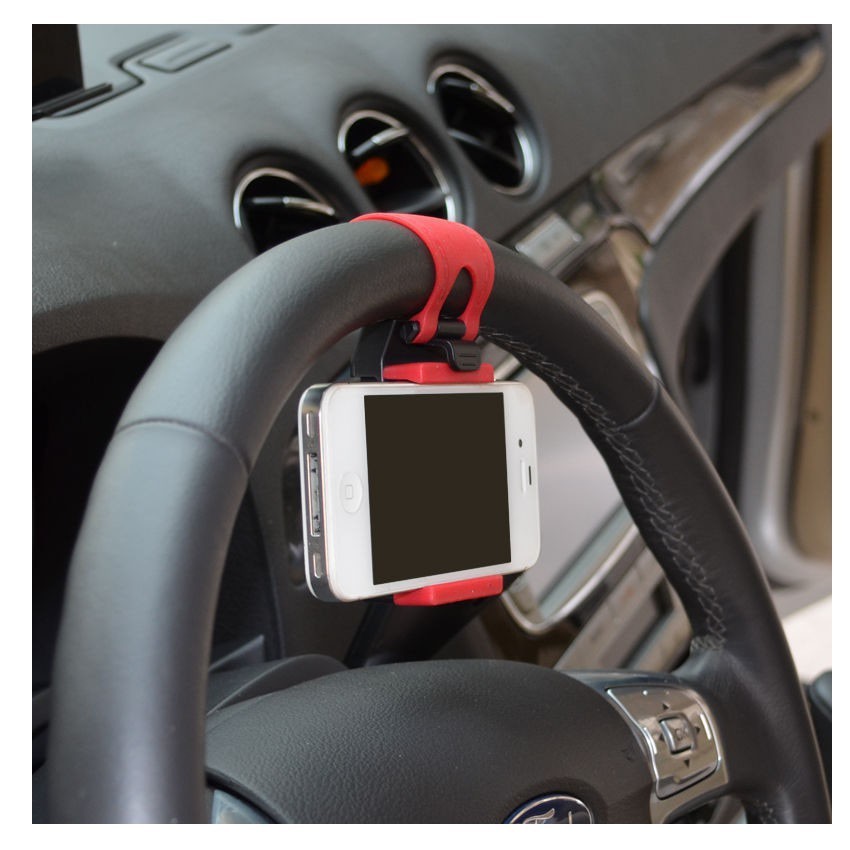 GIÁ ĐỠ, KẸP ĐIỆN THOẠI GẮN TRÊN VÔ LĂNG XE HƠI - ÔTÔ QY1