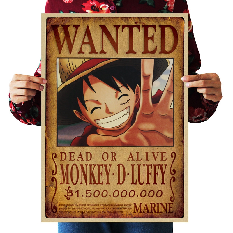 Poster Treo Tường In Hình Phim Hoạt Hình One Piece