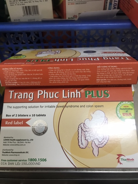 Tràng phục linh plus - Giải pháp cho bệnh đại tràng và hội chứng ruột kích thích