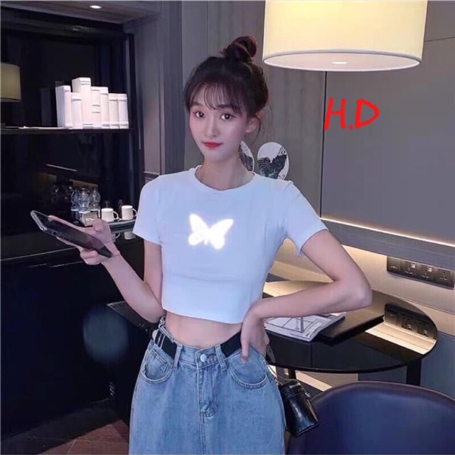 Áo crt bozip bướm HDB976
