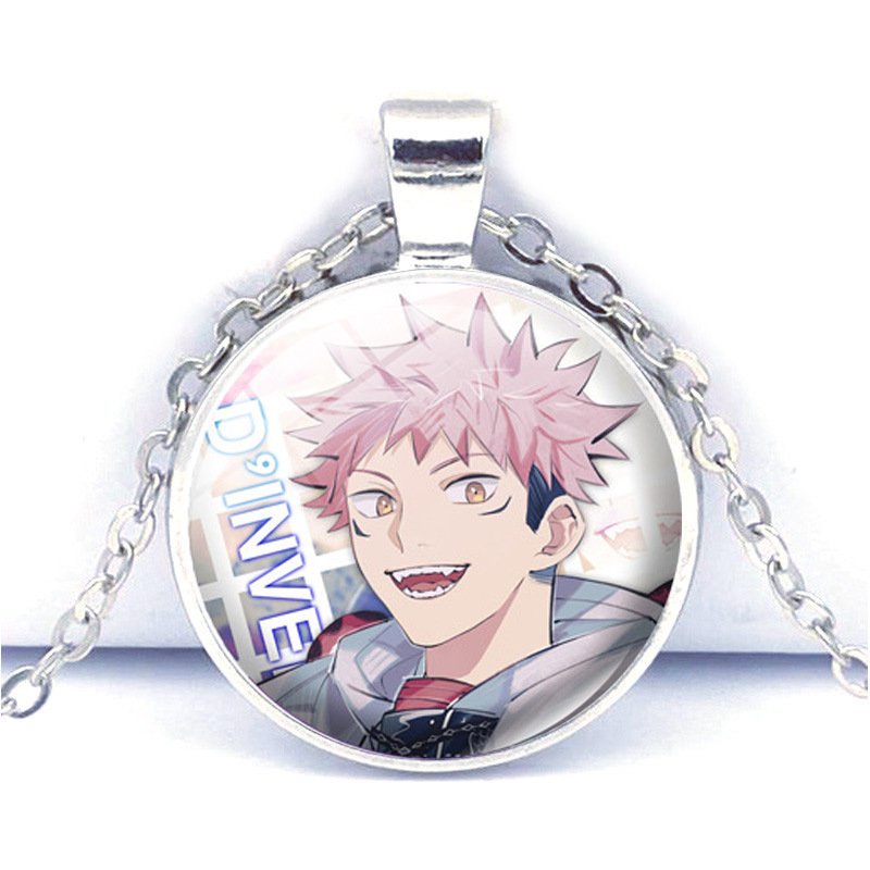 Vòng cổ in hình nhân vật JUJUTSU KAISEN CHÚ THUẬT HỒI CHIẾN phụ kiện trang sức anime chibi