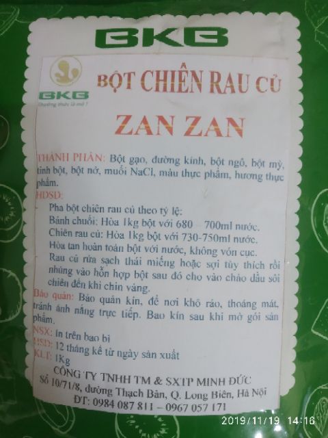 Bột chiên bánh chuối