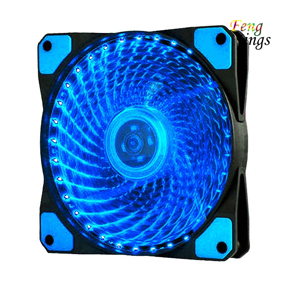 Quạt tản nhiệt có đèn LED RGB 12cm 33 bóng cho máy tính PC