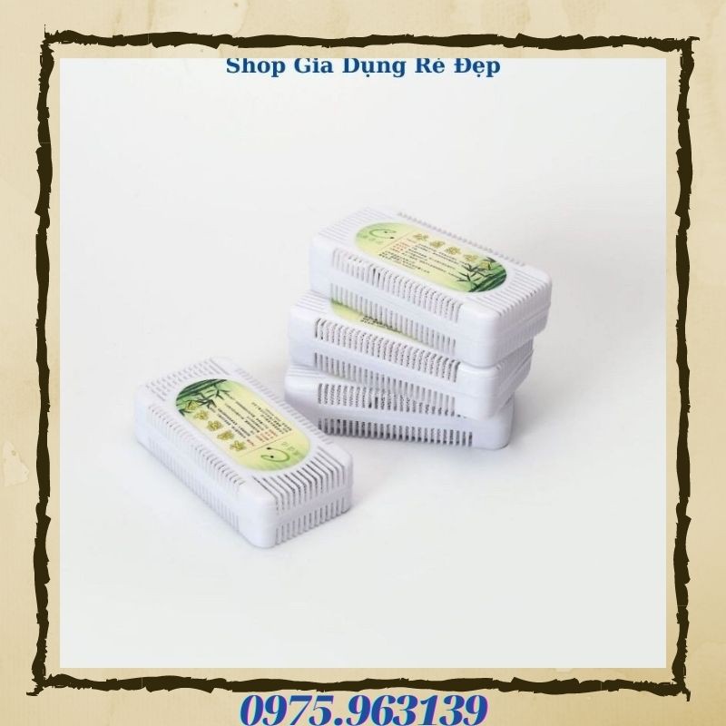 HÚT MÙI TỦ LẠNH THAN TRE HOẠT TÍNH💥FREE SHIP💥Khử Mùi Tủ Lạnh, Ô tô...Kháng khuẩn, Chống Oxy hóa bằng than hoạt tính