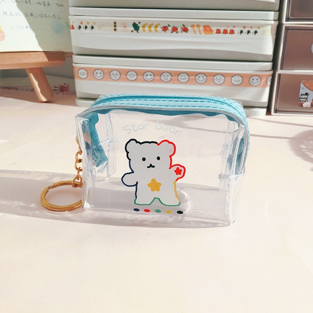 Túi đựng tiền có móc treo Zanmoo bear