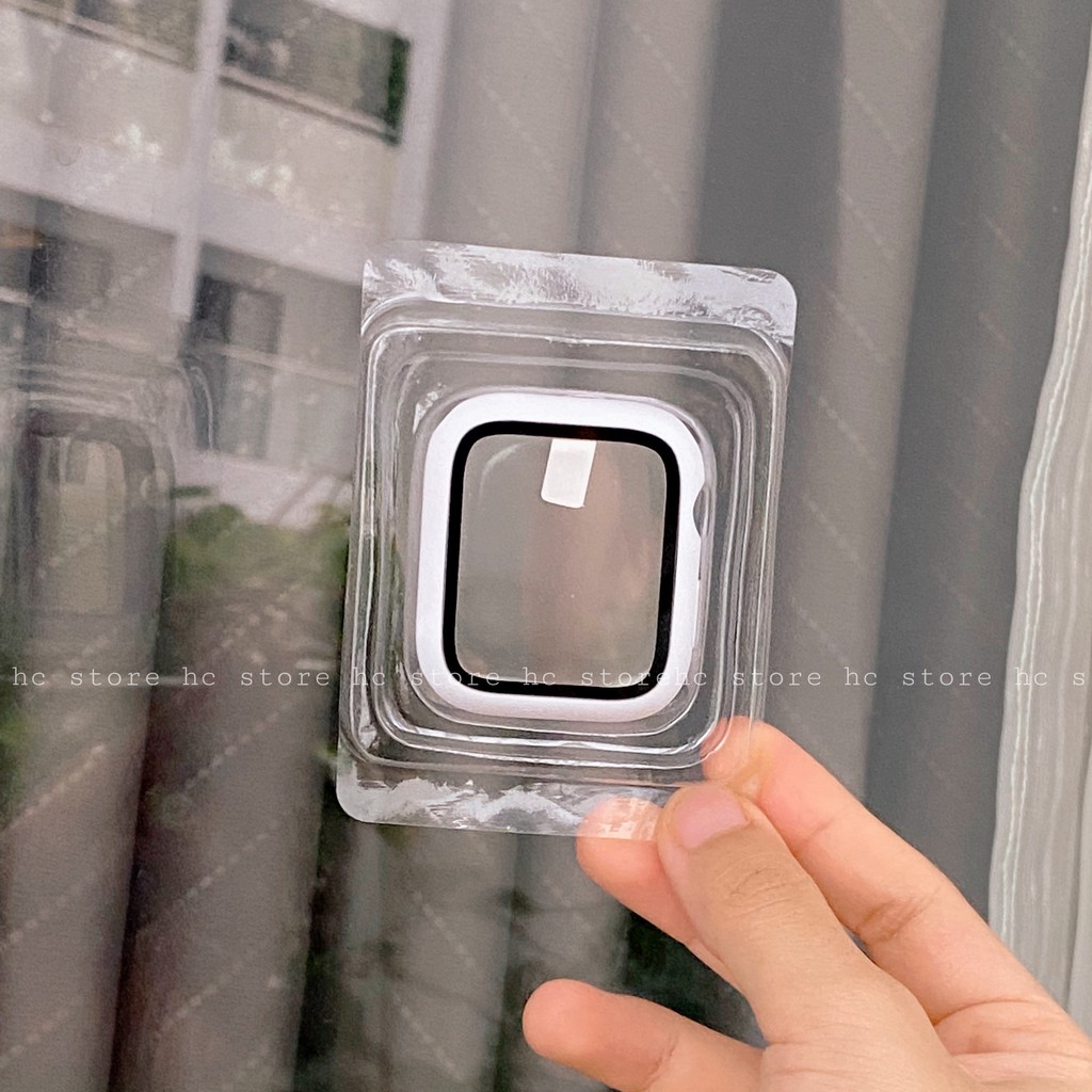 Ốp Apple Watch Silicon kính cường lực bảo vệ màn hình đồng hồ thông minh T500+Plus,HW12,HW22 Pro,..đủ size 38/40/42/44mm