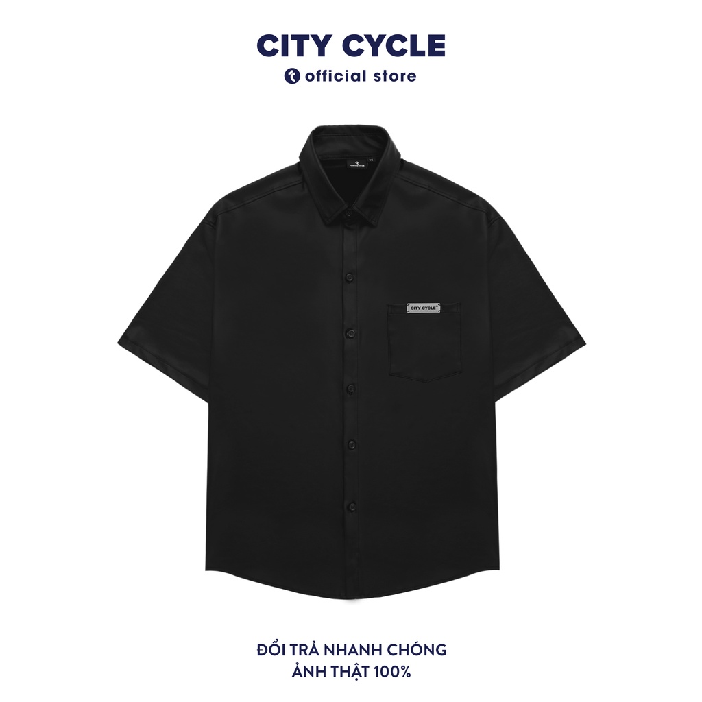 Áo sơ mi da unisex Metal City Cycle - Áo khoác da form rộng Unisex Local Brand