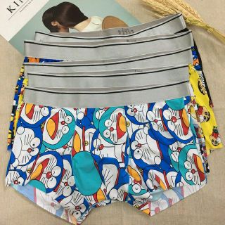 Quần lót nam hoạt hình thun lạnh loại 1- sịp đùi boxer nam hoạ tiết 3D chất thun lạnh loại 1 siêu mềm mát