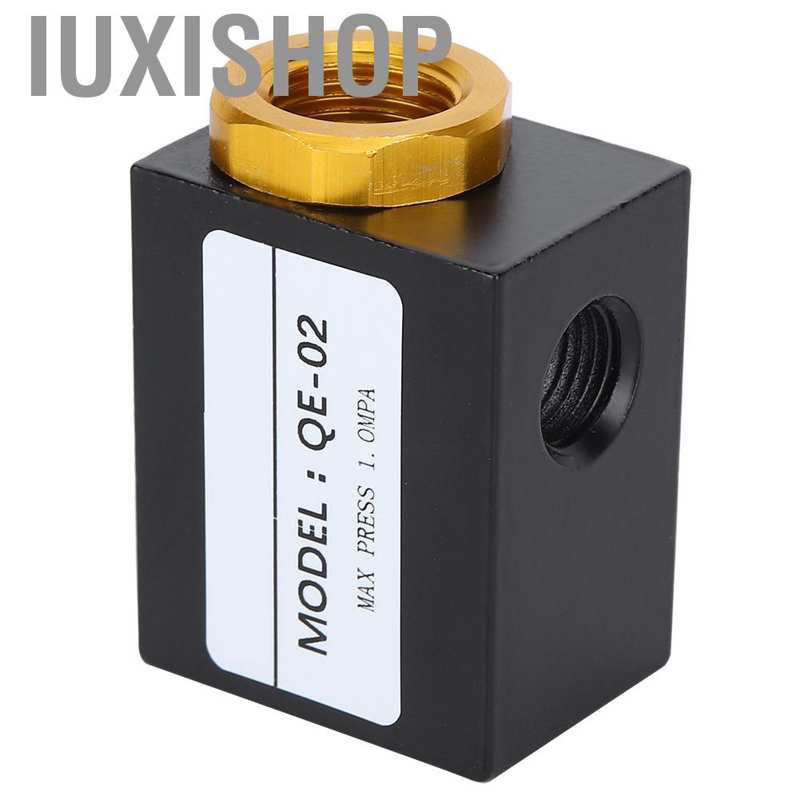 Iuxishop Pneumatic G1/4&quot; Inlet Port Air Quick Exhaust Valve Aluminum QE-02