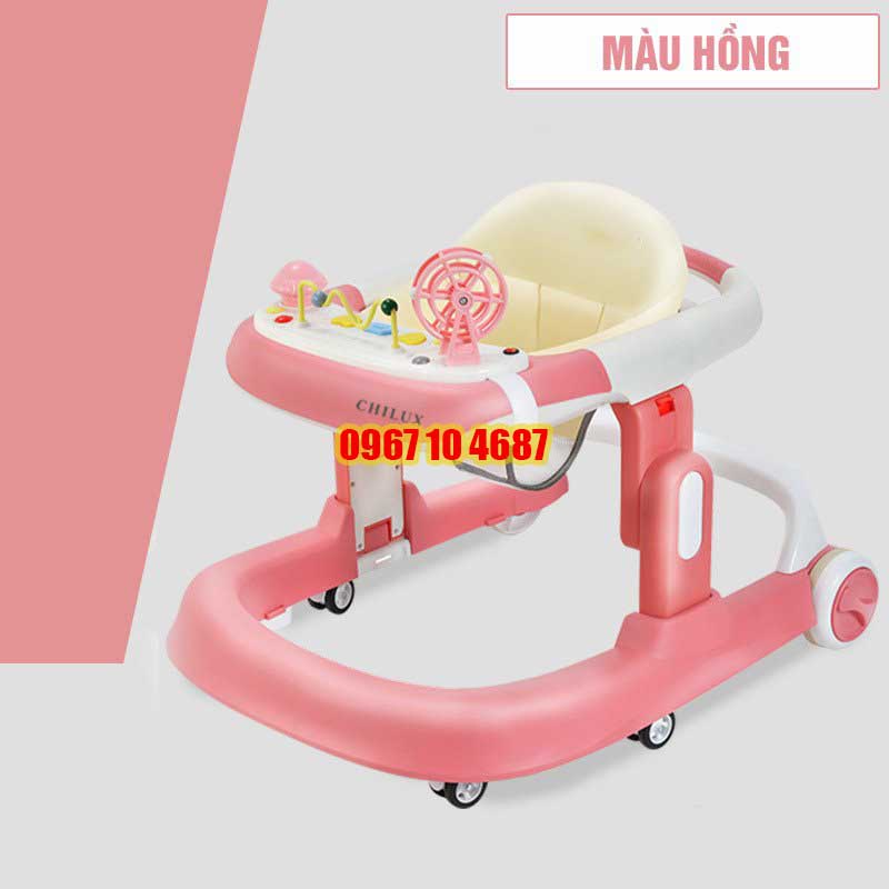 Xe tập đi Chilux Walk S nhiều màu, đa năng, tạo cho bé phương hướng cố định khi di chuyển