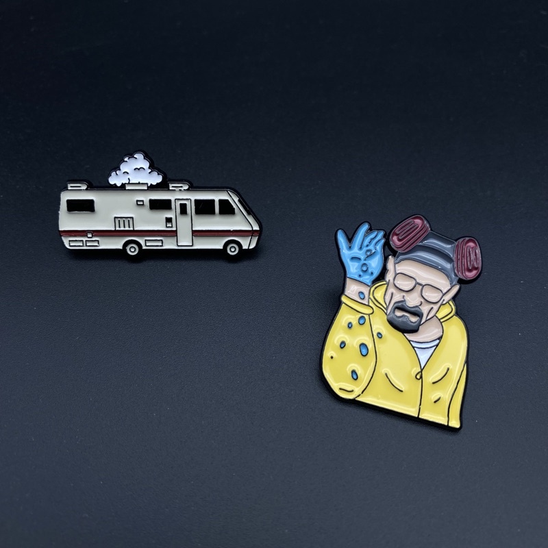 Bộ Pin Cài Áo breaking bad Walter White