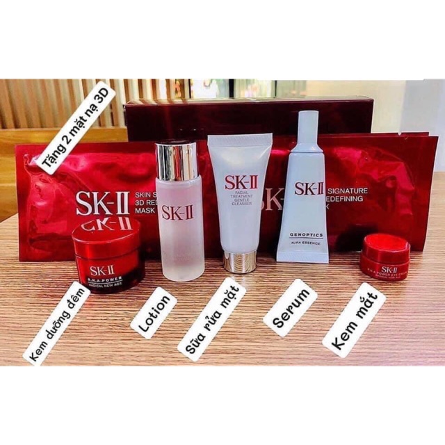 [ new ]Set dưỡng trắng SKII 7 món hàng Nhật