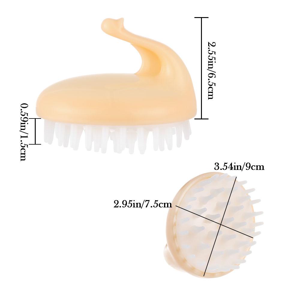 Dụng Cụ Gội Đầu Bằng Silicone Hình Con Công Tiện Dụng