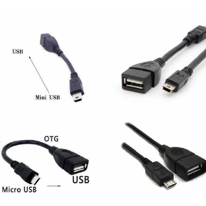 CÁP OTG CHUẨN MINI USB SANG USB