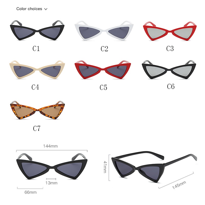 Kính mát gọng tam giác ngược thời trang Hàn Quốc dành cho nữ