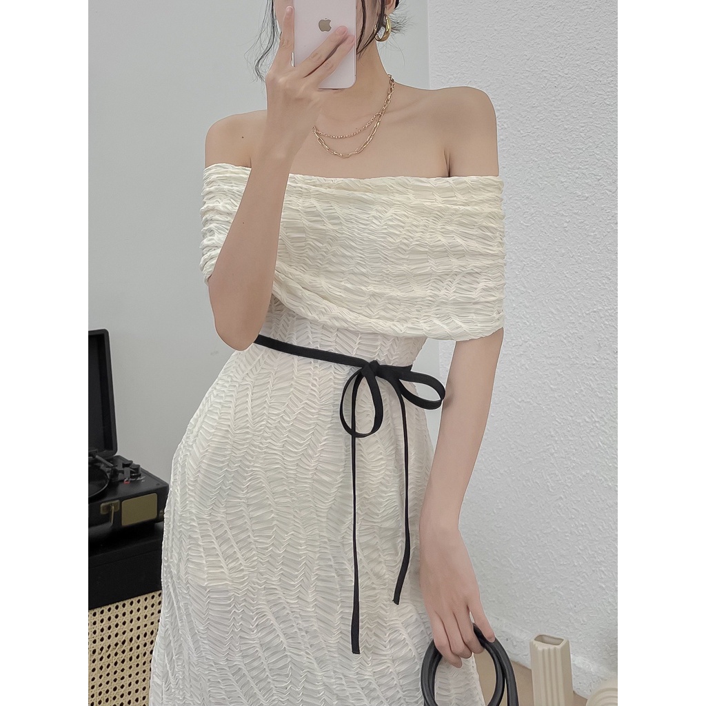 Đầm Ren Trễ Vai - EDINI - D1527