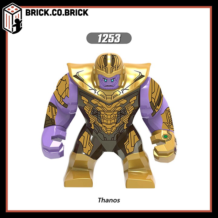 Mô hình Bigfig Thanos Đồ Chơi Lắp ráp Non Lego Super Hero Siêu Anh Hùng Marvel X1253