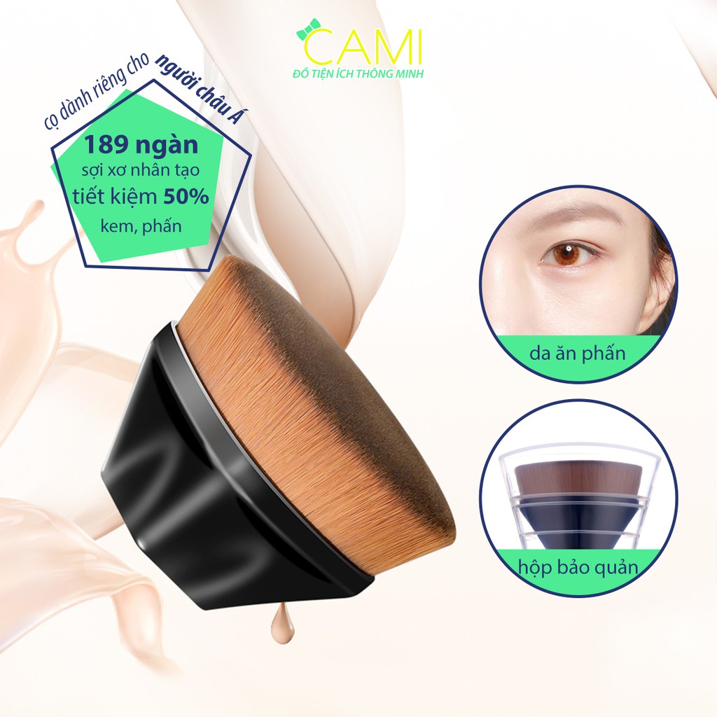 Cọ tán kem nền số 55 cho da ăn phấn đẹp mịn không tì vết - Cami - CMPK170