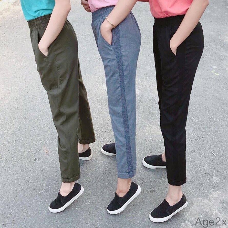 [cam kết hàng đẹp] Quần baggy kaki lưng thun lên phom siêu đẹp | BigBuy360 - bigbuy360.vn