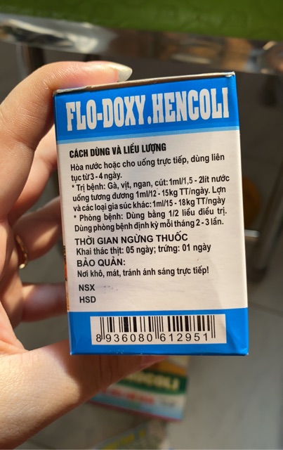 THUỐC UỐNG FLO-DOXY.HENCOLI