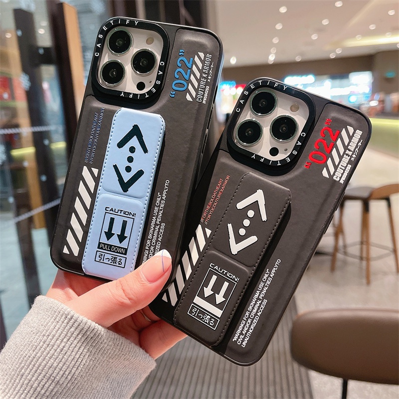 Ốp Điện Thoại Nhựa PVC Chống Sốc Có Giá Đỡ 3D Cho iPhone 14 Pro13 12 iPhone 7 8 Plus X XR XS Max 11 pro Max