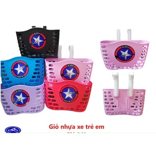 Rỏ nhựa xe đạp trẻ em 12 , 14 , 16 inh móc ghi đông