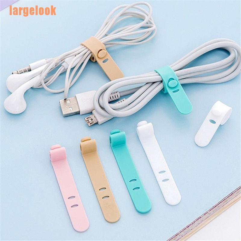 Đai quấn giữ dây cáp gọn gàng bằng silicone tiện lợi