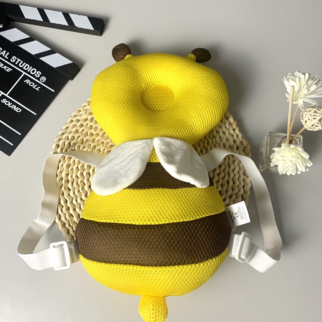 Gối đỡ bảo vệ đầu lưng cho bé tập bò, tập đi hình động vật dễ thương