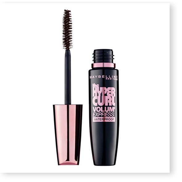 [Mã giảm giá tích lũy] Chuốt mi Maybelline The Hyper Curl Volum Express Waterproof - Very Black