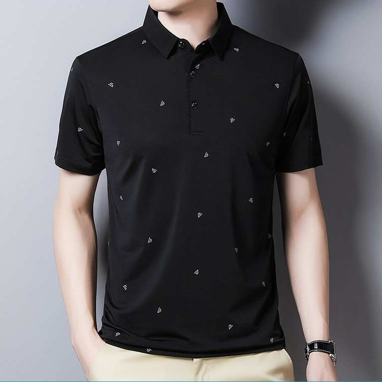 áo polo nam cao cấp áo thun nam cổ bẻ tay lỡ đẹp có form rộng cho người trung niên P02 | BigBuy360 - bigbuy360.vn