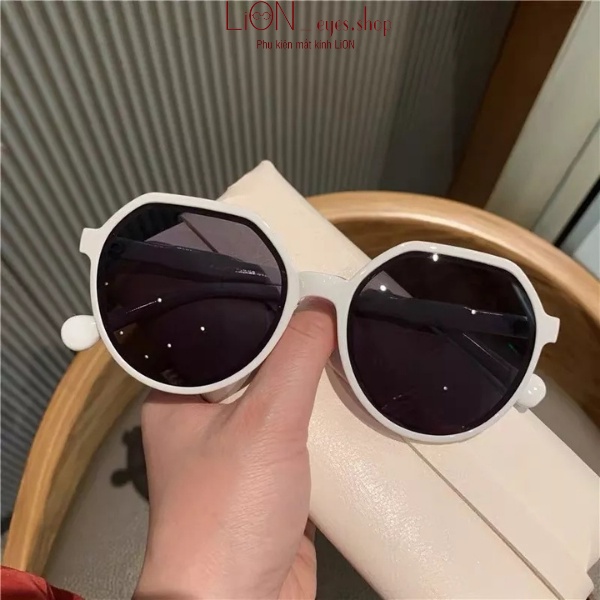 Kính mát nữ thời trang dáng mắt tròn to nhiều màu