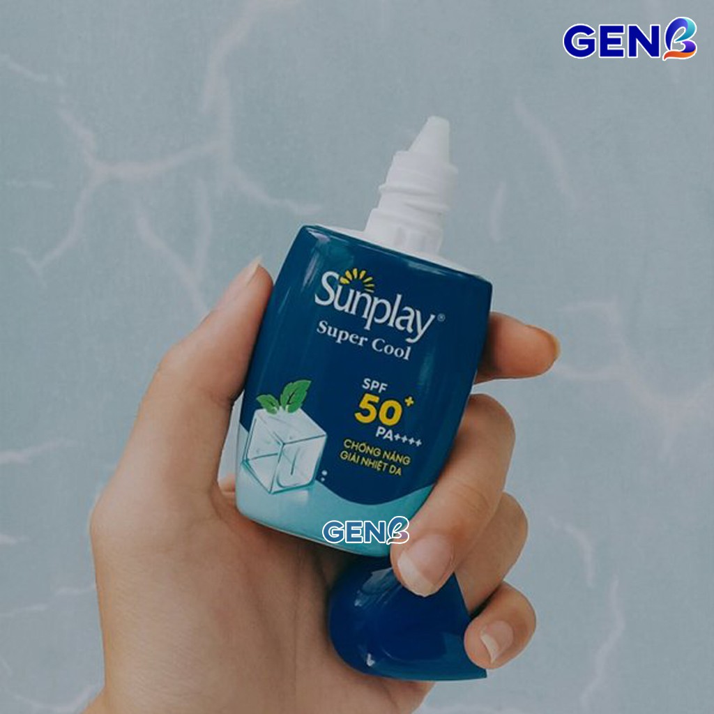 Kem Chống Nắng Sunplay Super Cool 30g Rohto Nhật Bản Kcn Da Mặt & Toàn Thân Cho Da Dầu Mụn, Khô, Nhạy Cảm - Mỹ Phẩm GENB