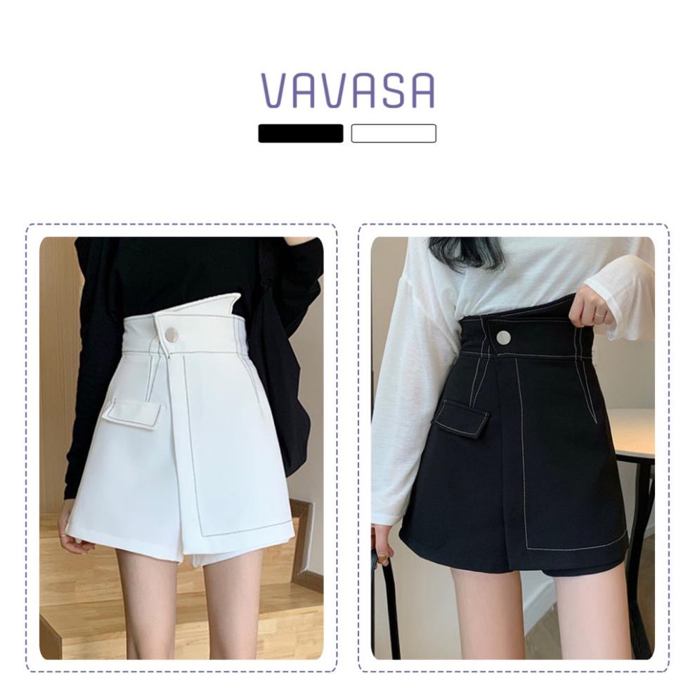 Chân váy chữ a xếp ly lưng cao ngắn công sở bigsize  CV15 | BigBuy360 - bigbuy360.vn
